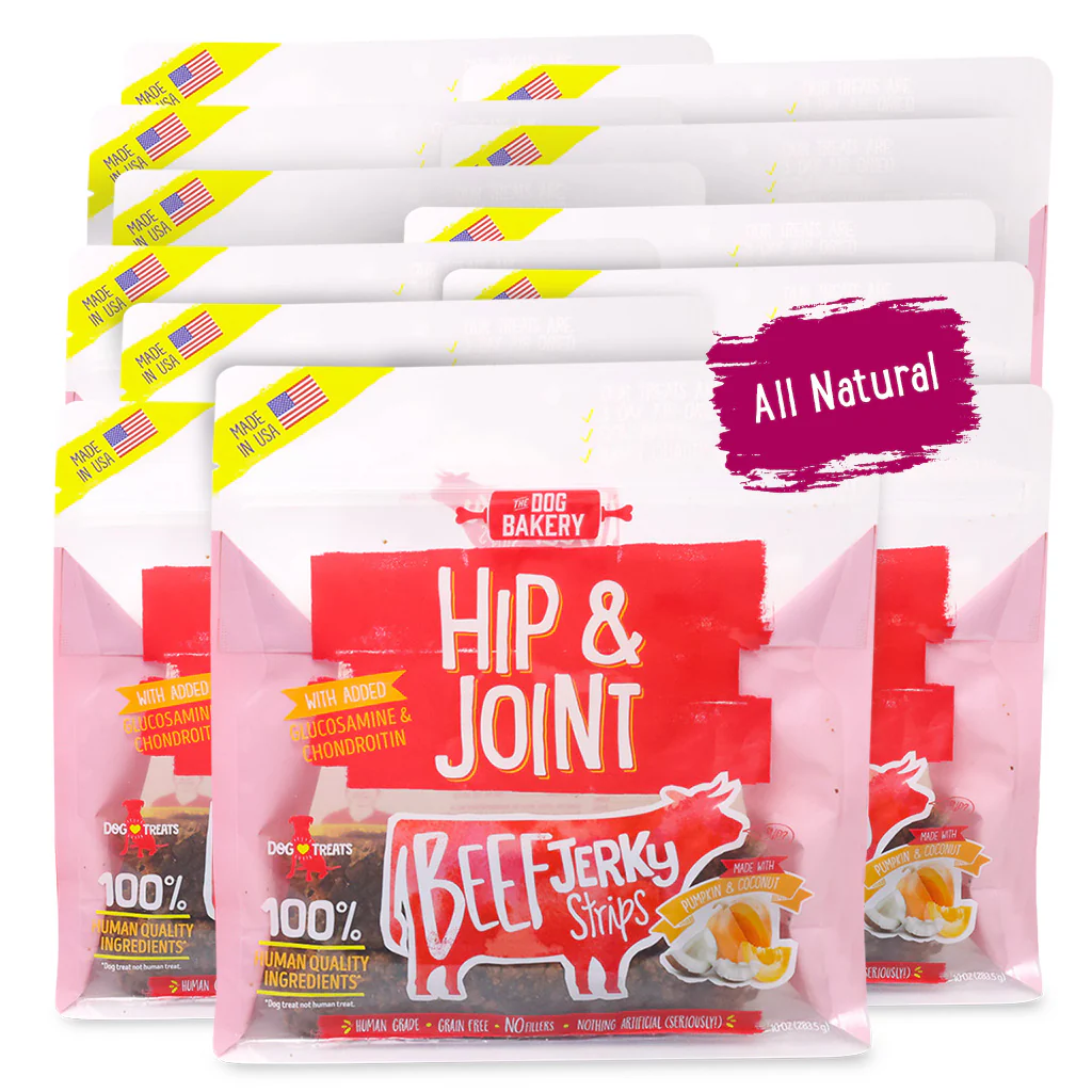Beef Hip & Joint Jerky Strips Dog Treats - 10 oz - Image 4