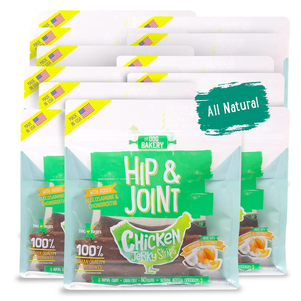 Chicken Hip & Joint Jerky Strips Dog Treats - 10 oz - Image 4