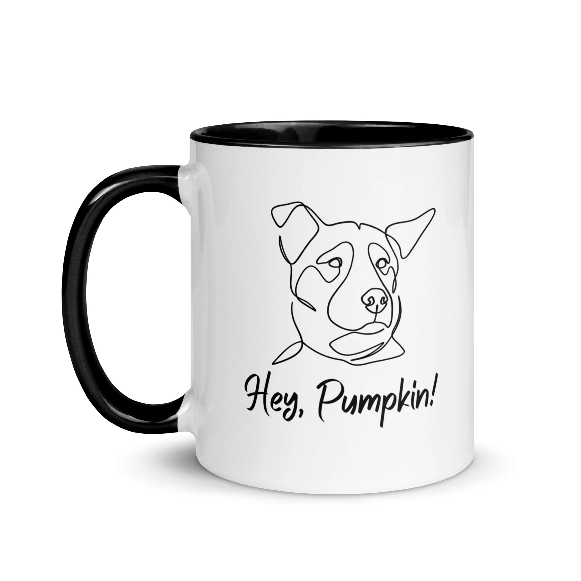 Sitting with Dogs [Pumpkin] Mug - Image 3